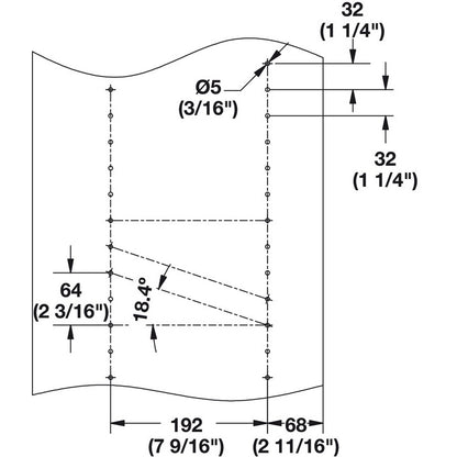 Hafele Shoe Rail TAG Synergy
