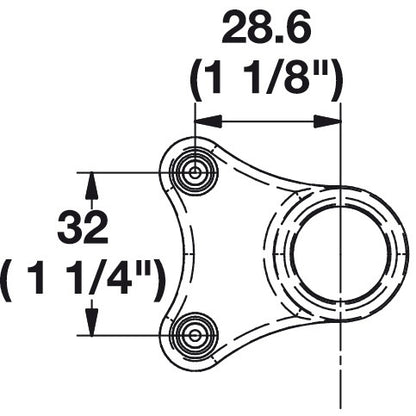 Hafele Black Shoe Rail Bracket TAG Synergy