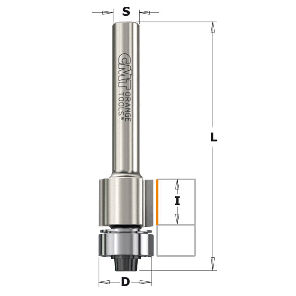 CMT DP Flush Trim Router Bit, For Laminates