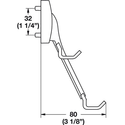 Hafele Cleat System Belt Hook TAG Synergy Elite