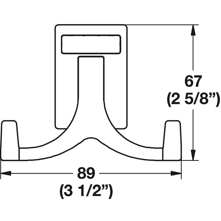 Hafele Cleat System Double Hook TAG Synergy Elite