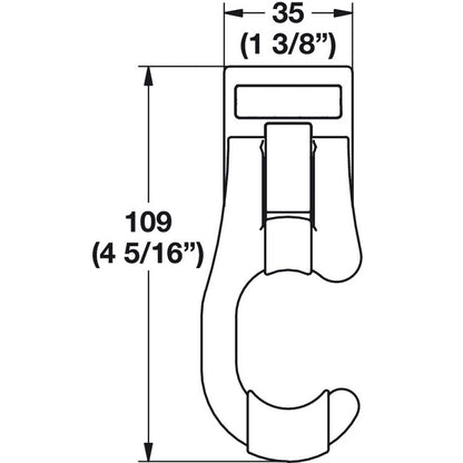 Hafele Cleat System Broom Hook TAG Synergy Elite
