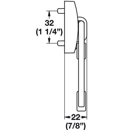 Hafele Cleat System Broom Hook TAG Synergy Elite