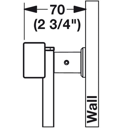 Hafele Vertical Mount, TAG Symphony Wall Mount System