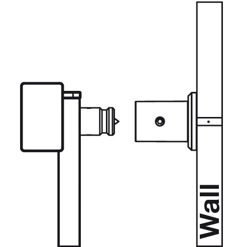 Hafele Horizontal Bar, TAG Symphony Wall Mount System