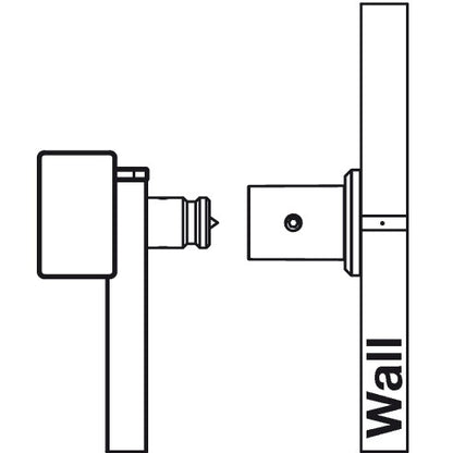 Hafele Horizontal Bar, TAG Symphony Wall Mount System