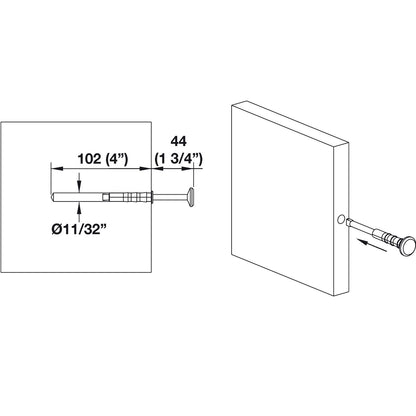 Hafele Valet Pin TAG Synergy Elite