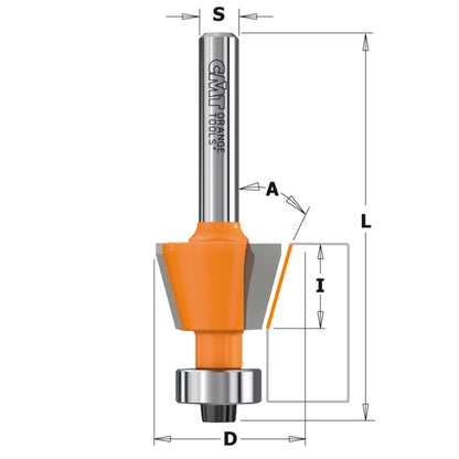 CMT Non-Blocking Combination Trimmer Router Bit