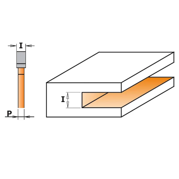 CMT Slot Cutters Router Bit, 8/922.016B