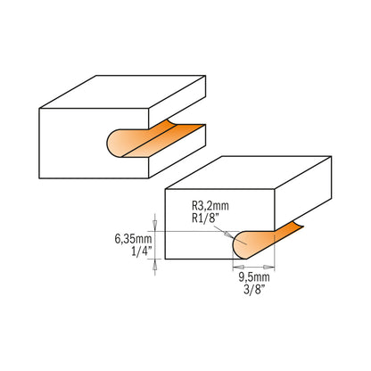 CMT Flooring Router Bit, 822.024B