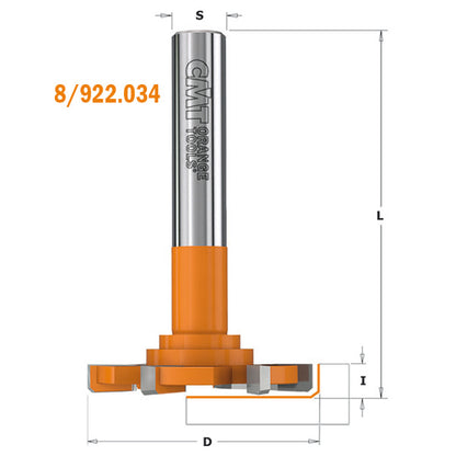 CMT Solid Surface Couter-Top Trim Router Bit