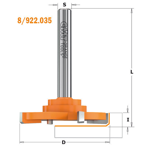 CMT Solid Surface Couter-Top Trim Router Bit
