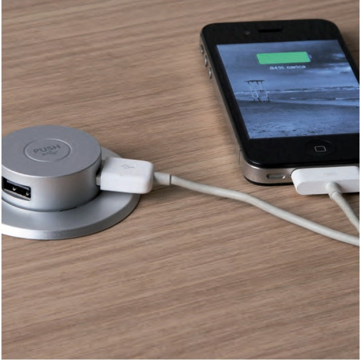 Hafele Pop-up USB Power Station with 2 Ports