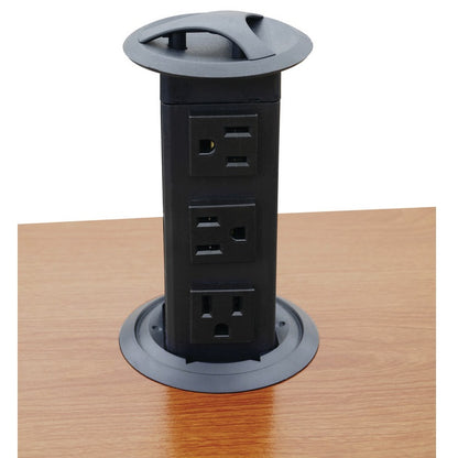 Hafele Pop-up Power Station with 3 AC Outlets
