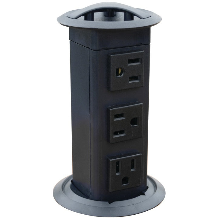 Hafele Pop-up Power Station with 3 AC Outlets