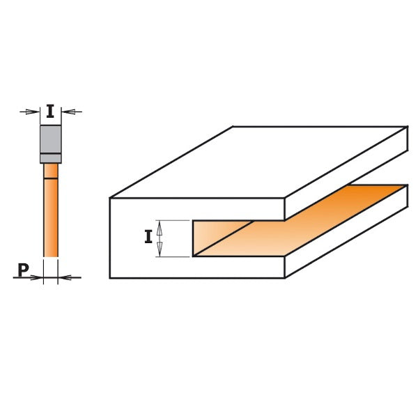 CMT Slot Cutters Router Bit, 923A-823B