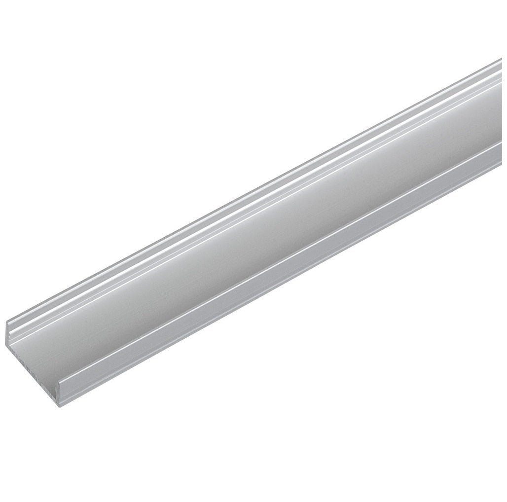 Hafele Loox Designer Aluminum Profile (5/16" Height) for Surface Mounting, 2000 mm Length