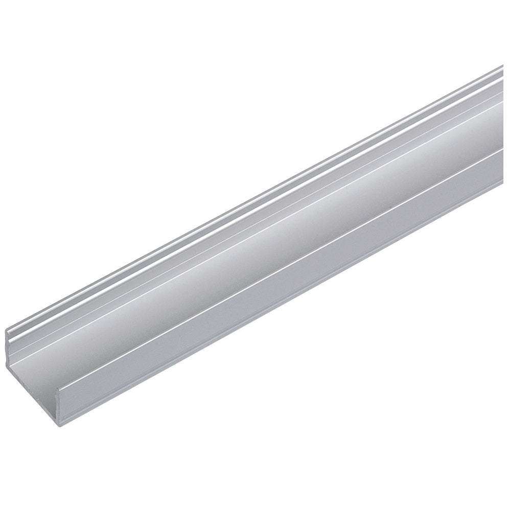 Hafele Loox Designer Aluminum Profile (15/32" Height) for Surface Mounting, 2000 mm Length
