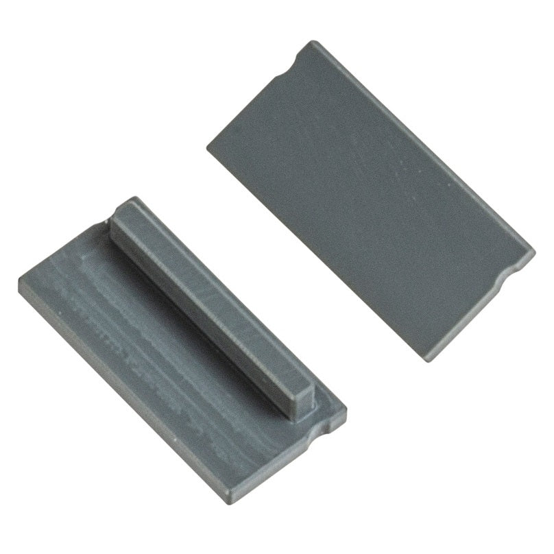 Hafele Loox Designer Aluminum Profile End Cap (3/8