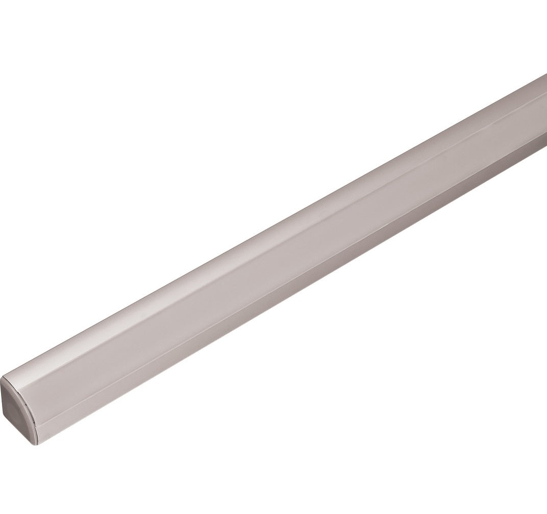 Hafele Loox Aluminum Profile for Corner Mounting, Silver Color Anodized, 2500 mm Length