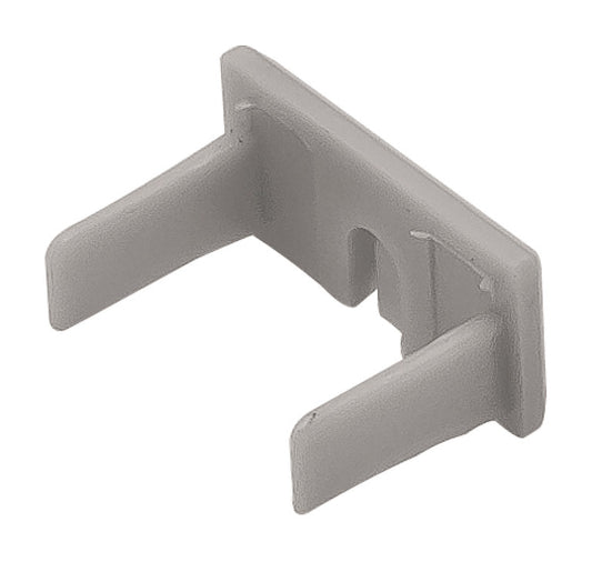 Hafele Loox Shallow Aluminum Profile End Cap (3/8" Height)