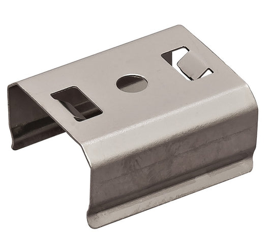 Hafele Loox 90 Degree Mounting Bracket for Surface Mounting Aluminum Profile, 2 Pack