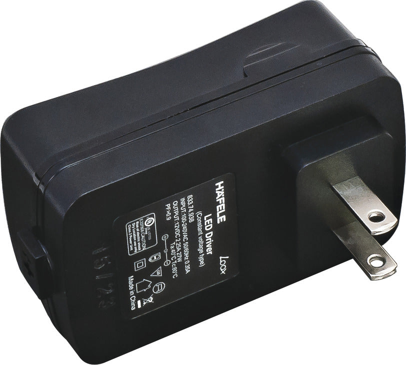 Hafele Loox Constant Voltage 12V Plug-In LED Driver