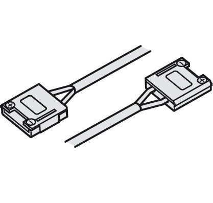 Hafele Loox 3028 24V Interconnecting Lead with Clips for LED Strip Light - Hafele