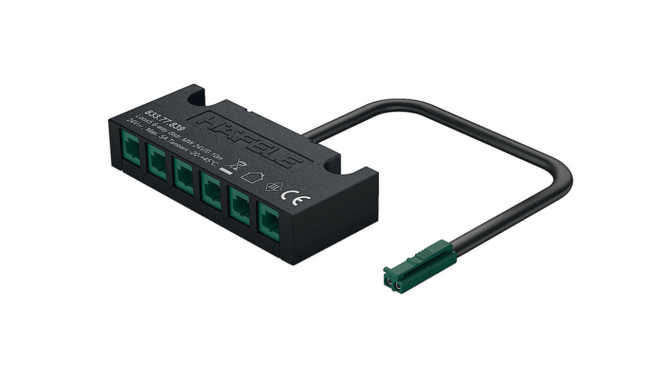 Hafele Loox5 6-Way Distributor without Switching Function