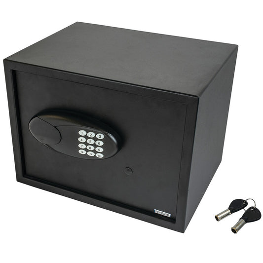 Hafele Black, Powder-Coated Safe with Digital Keypad