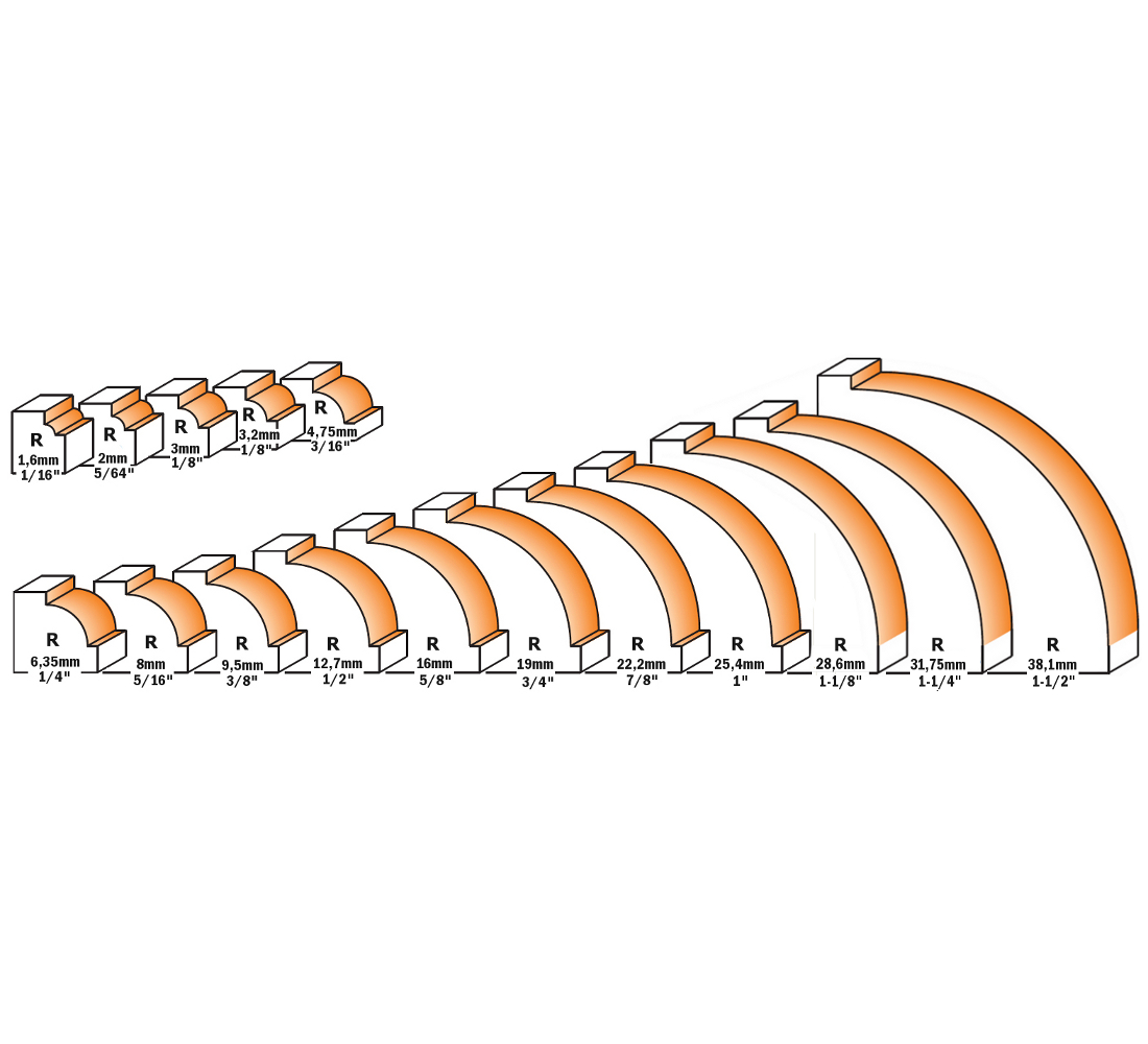 CMT Roundover Router Bit