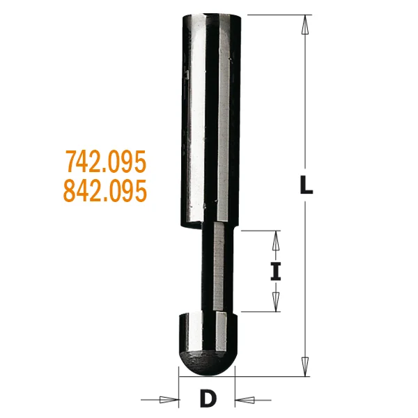 CMT Combination Trimmer Router Bit, 843-842