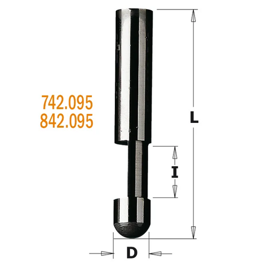CMT Combination Trimmer Router Bit, 843-842