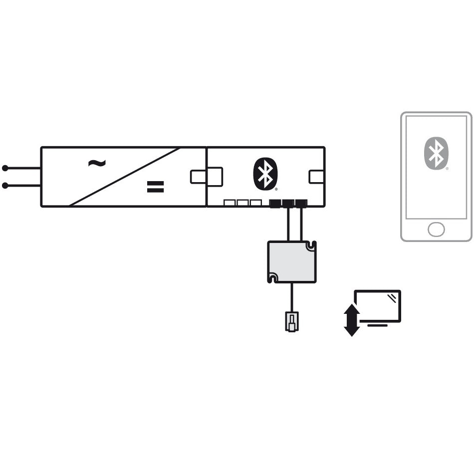 Hafele Loox5 12V Connect Mesh Adapter for Electrically Operated Fittings