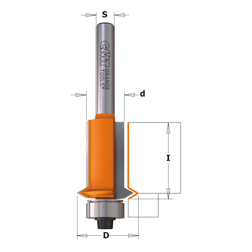 CMT Flush and V-Groove Router Bit