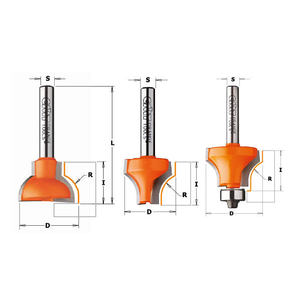 Sash Bead Router Bit CMT Ovolo Sash Router Bit - Pro Cabinet Supply