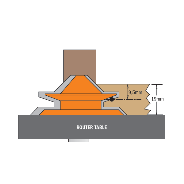 CMT Lock Miter Router Bit