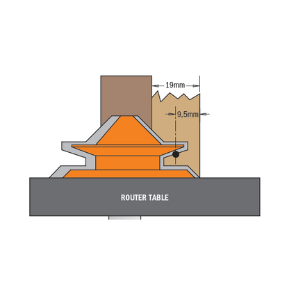 CMT Lock Miter Router Bit