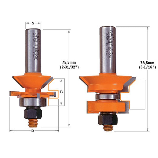 CMT V-Tounge & Groove Router Bit