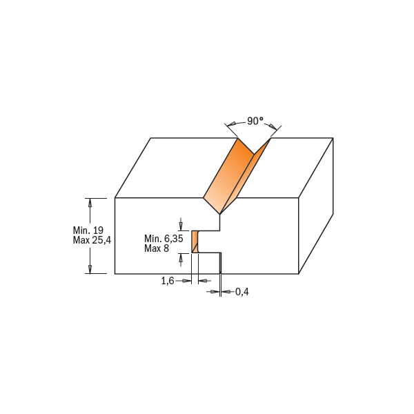 CMT Edge Banding Router Bit