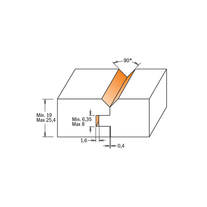 CMT Edge Banding Router Bit