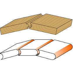 CMT Flute & Bead Router Bit Set
