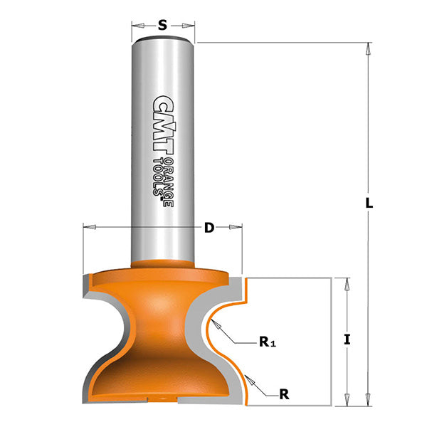 CMT Window Sill & Finger Pull Router Bit – Pro Cabinet Supply