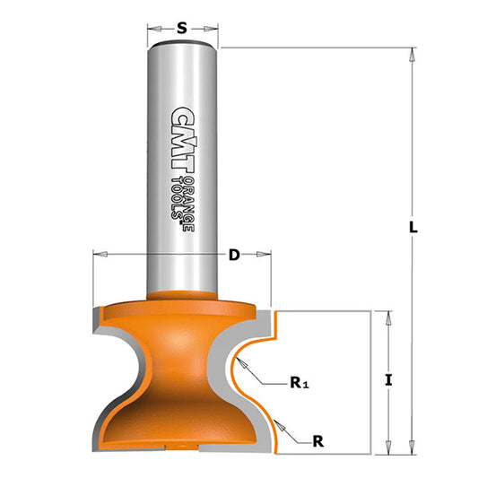 CMT Window Sill & Finger Pull Router Bit
