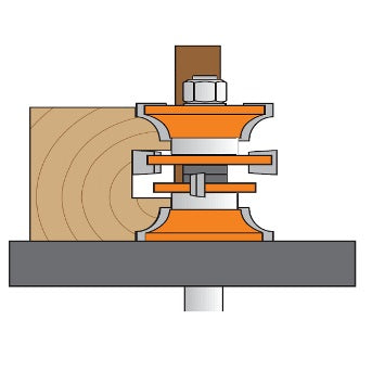 CMT 2-Piece Entry Door Router Bit Set