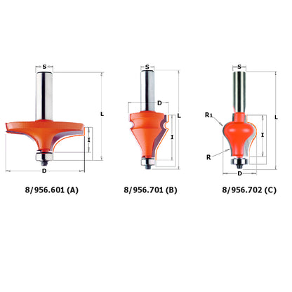CMT TabLe Edge and Hand Rail Router Bit