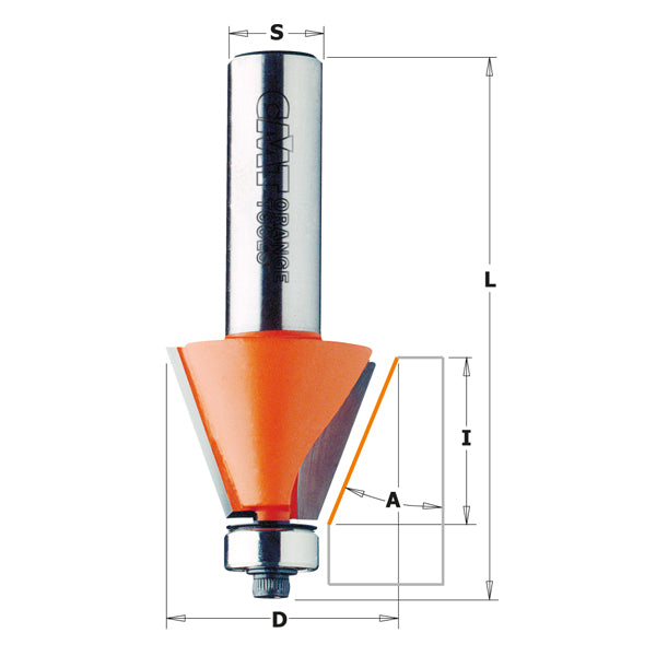 CMT Chamfer Router Bit, 8/957