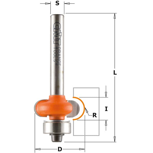CMT Edge-Fluting Router Bit