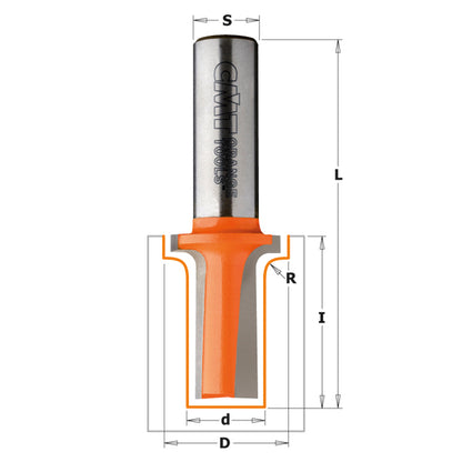 CMT Roundover Router Bit, With Elongated Plunge