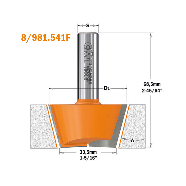 CMT Solid Surface Cut & Plug Repair Router Bit Set
